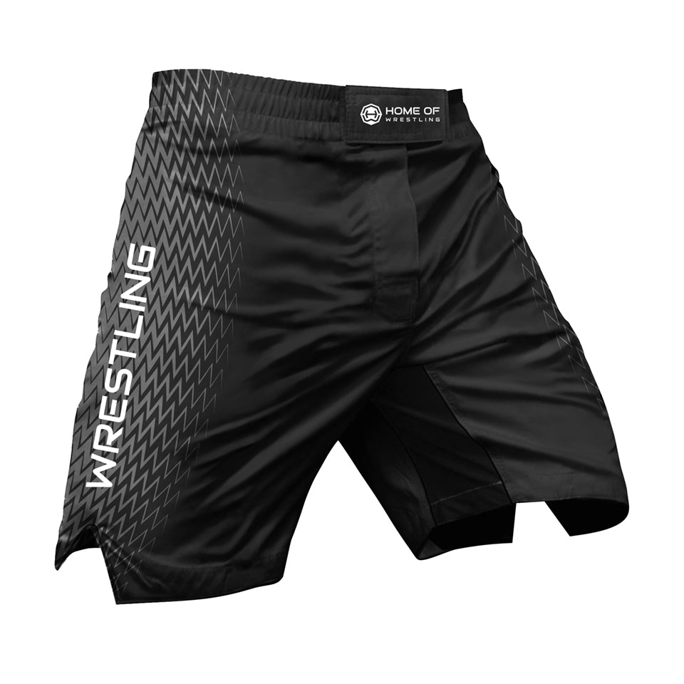 wrestling mma bjj fight shorts front left