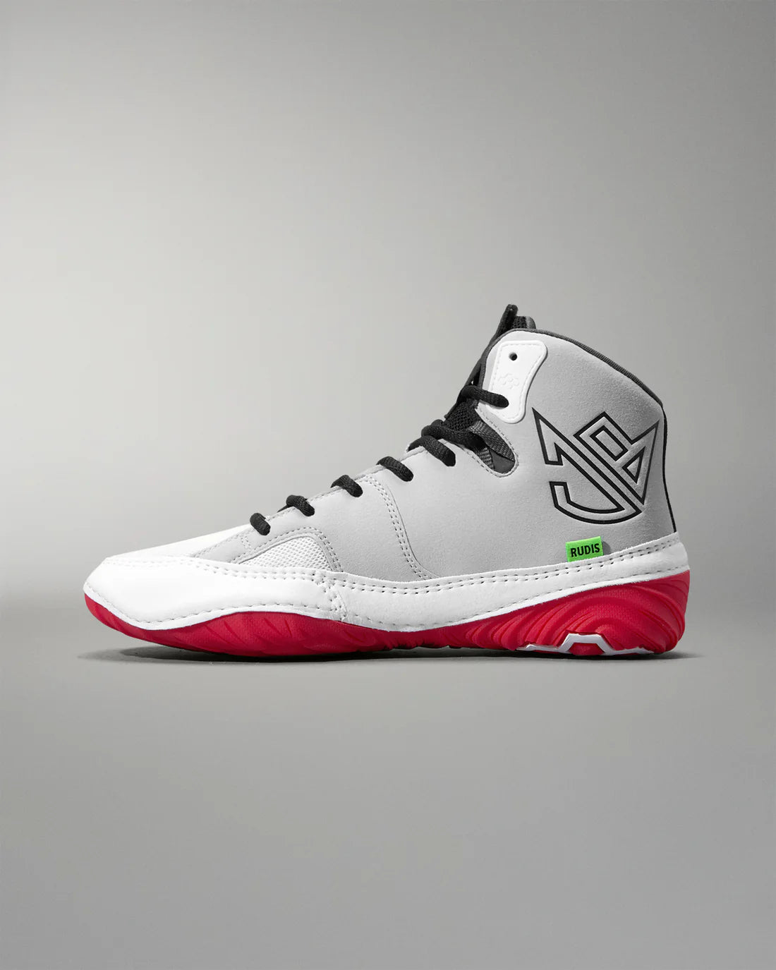 JB1 Wrestling Shoes - White Hot left side