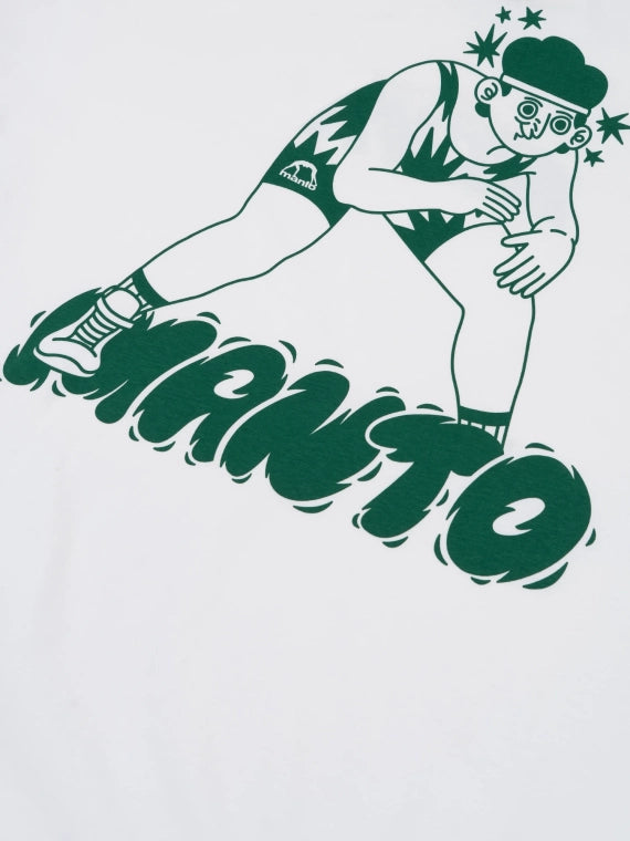 MANTO t-shirt LUTEK WRESTLER white