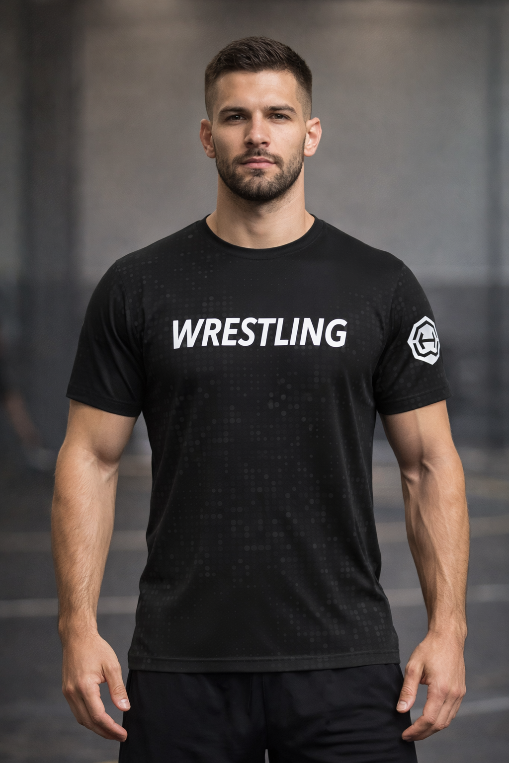 T-Shirt HoW Wrestling - Schwarz
