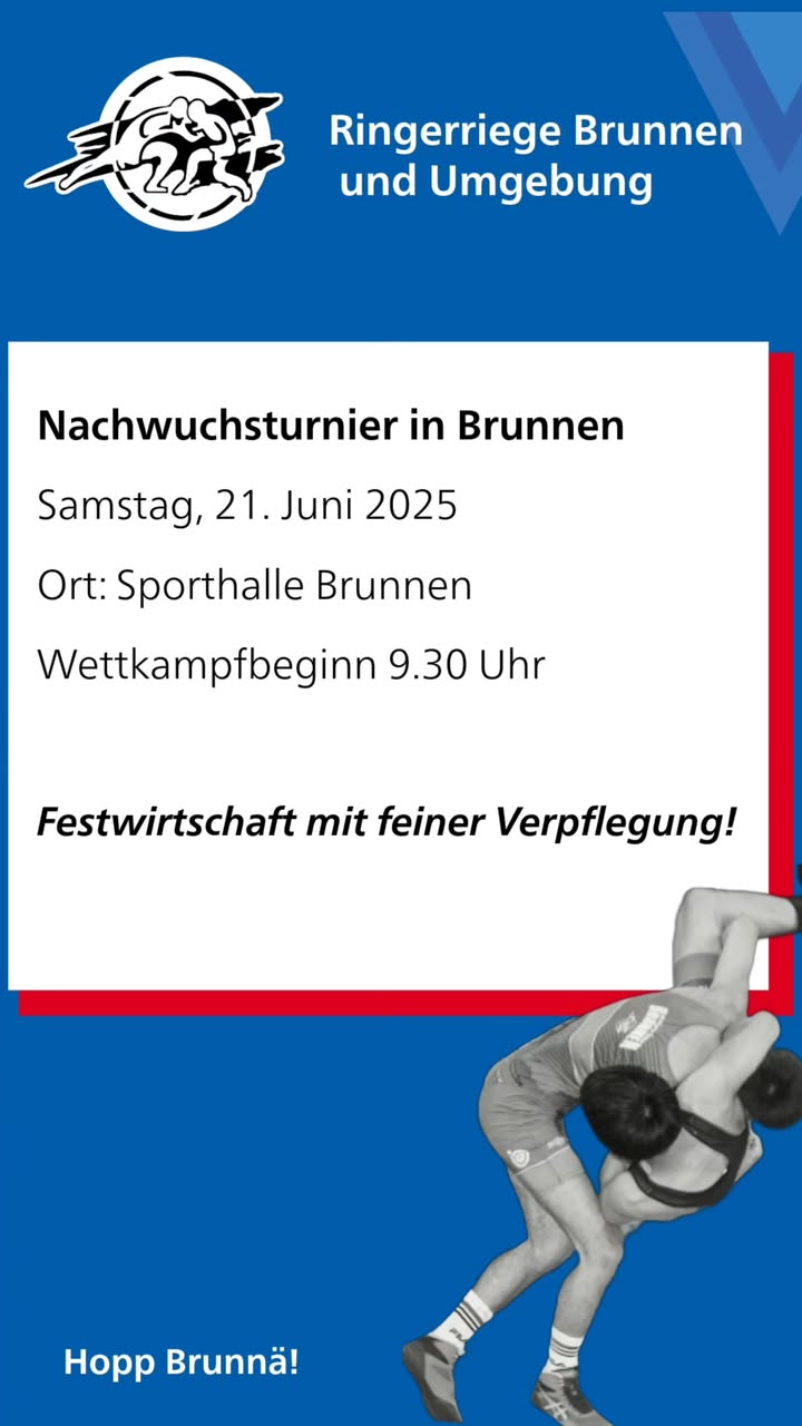 Nachwuchsturnier in Brunnen mit Ringerschuh.ch